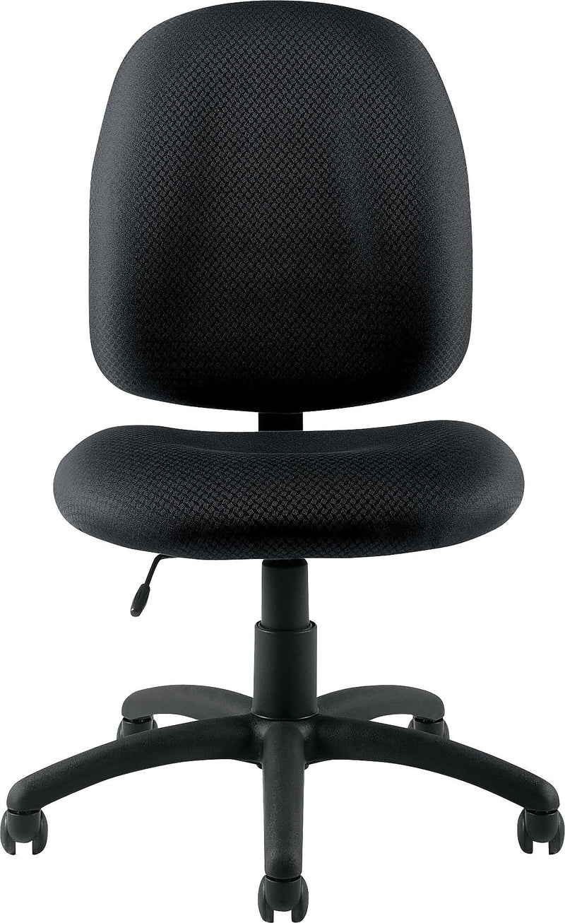 Offices To Go Fabric Armless Task Chair, Black (OTG11650-QL10)