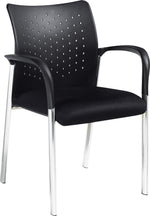 Offices To Go Fabric Guest Chair, Black, 2/Carton (TDOTG11740B)
