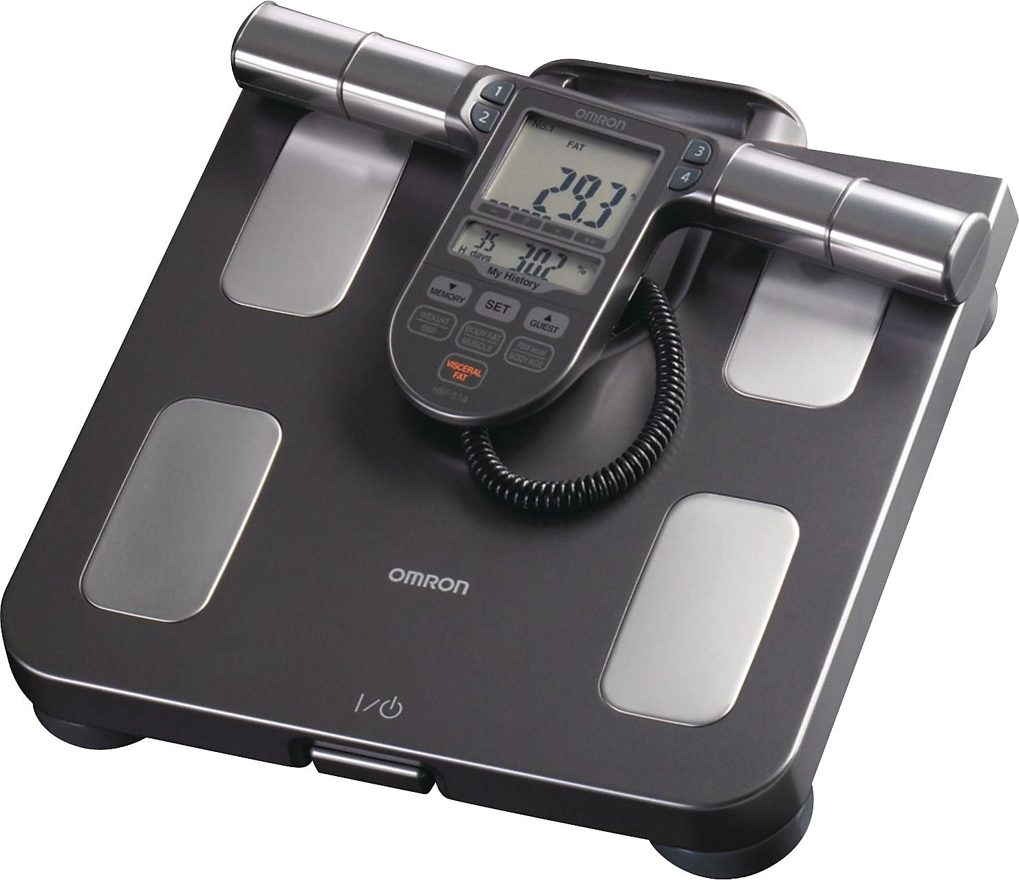 Omron OMRHBF514C Digital BMI Scale, Black