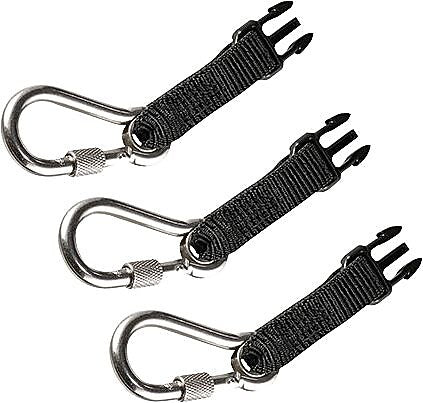 Ergodyne Squids Tool Tethering Kit, Black/Silver, 6/Carton (19325)