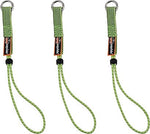 Ergodyne Squids Elastic Swivel Loop, 15 lb. Capacity, Green, 6/Carton (19767)