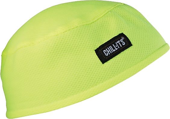 Ergodyne Chill-Its 663 High-Performance Cooling Beanie, Lime, One Size, 6/Carton (12505)