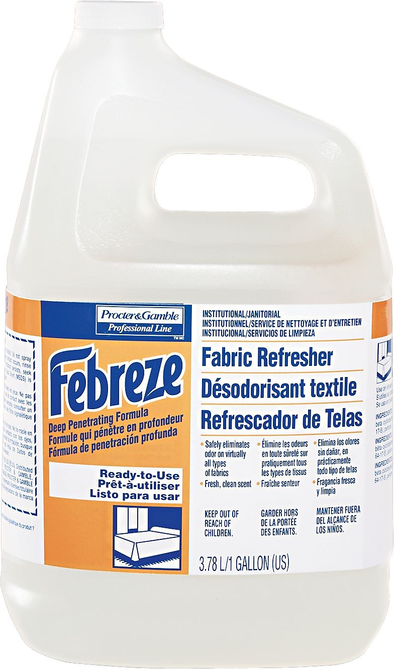 Febreze Fabric Refresher & Odor Fighter Liquid, Fresh Clean Scented, 128 oz. (33032EA)