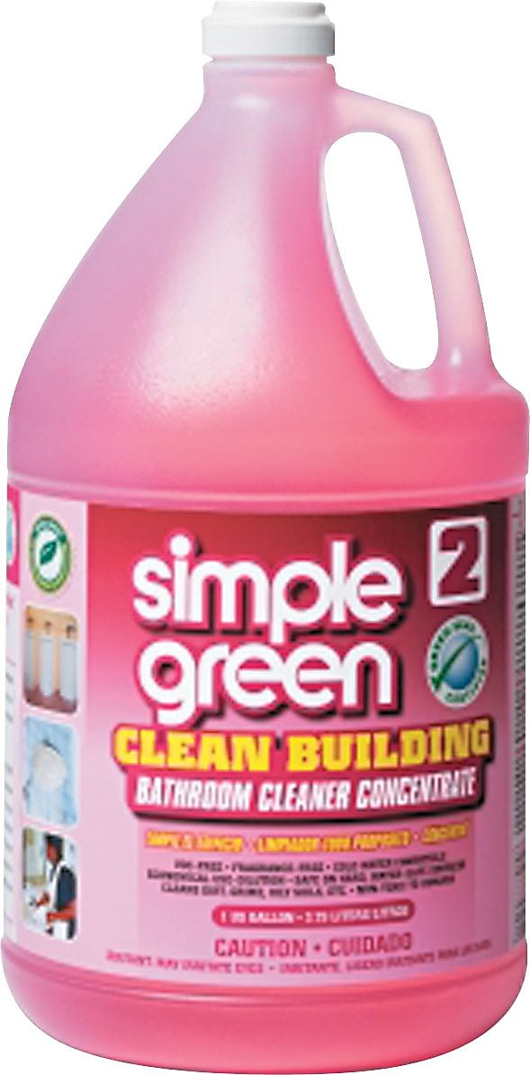 Simple Green Clean Building Bathroom Cleaner Concentrate, Unscented, 1 gal Bottle