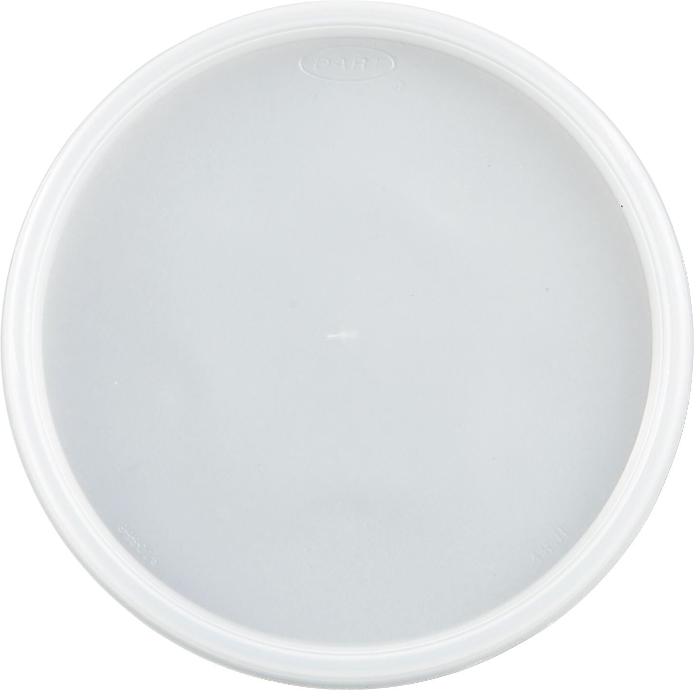 Dart® Vented Foam Container Lids, 48 oz., Translucent, 500/Carton (48JL)