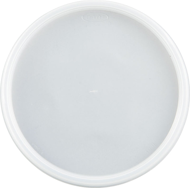 Dart® Vented Foam Container Lids, 48 oz., Translucent, 500/Carton (48JL)