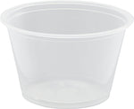 Dart® Conex Complements® Plastic Portion Containers 4 oz., Translucent, 2500/Carton (400PC) (400PC)