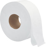 General Supply 2 Ply Jumbo Roll Bathroom Tissues, White, 12 Roll/Pack