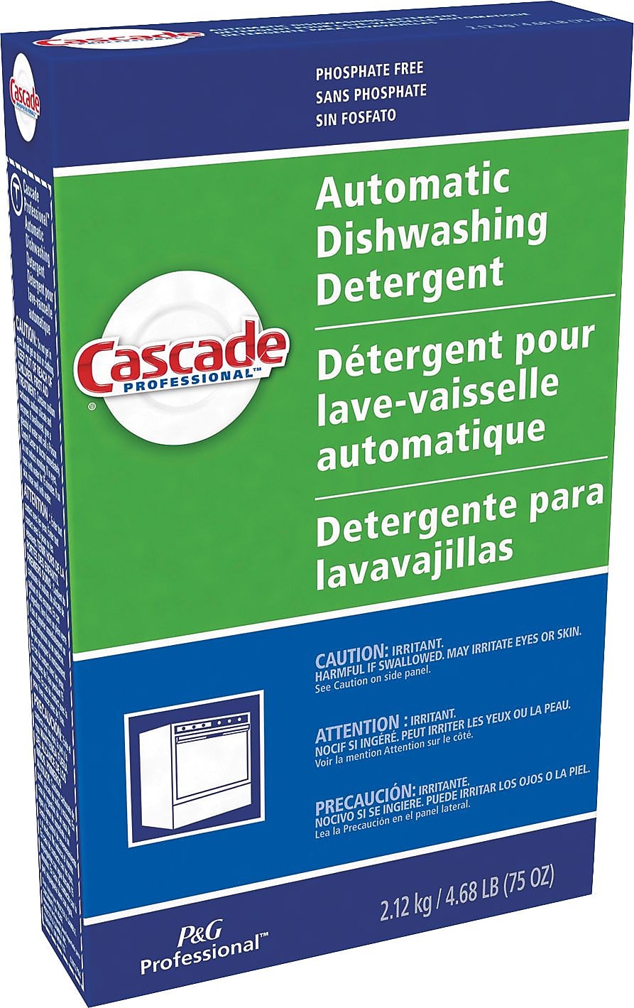 Cascade Automatic Powder Dishwasher Detergent, Fresh Scent, 75 oz., 7/Carton (59535CT)