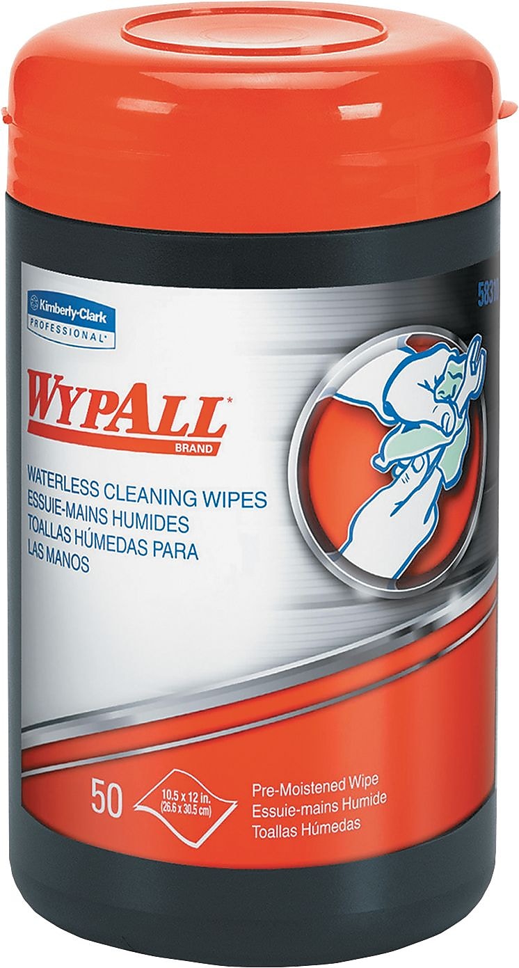 WypAll Cleaning Wipers, 12" x 12", White/Green, 400 Wipers/Box, 8/Carton (KCC58310)