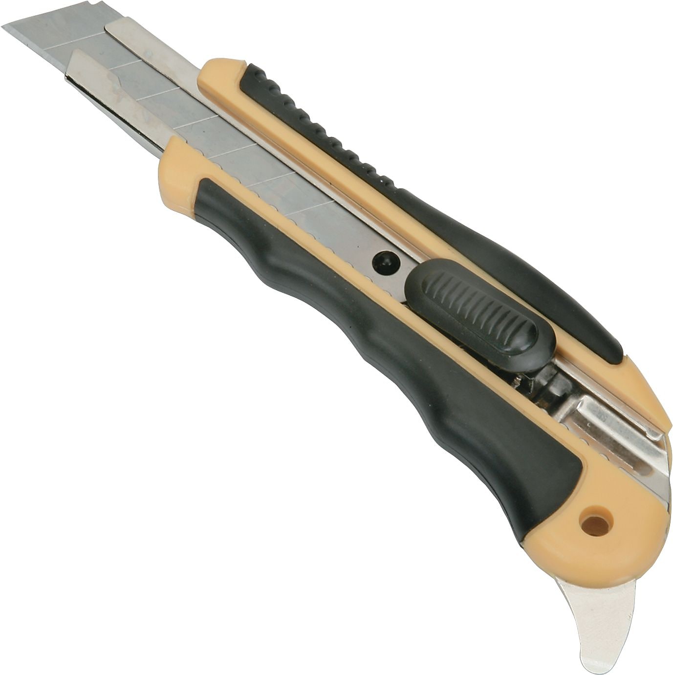 AbilityOne Snap-Off Utility Knife W/Cushion Grip Handle,  18mm,  Yellow/Black (5110016215252)