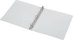 AbilityOne 1" 3-Ring Flexible Poly Binders, White (NSN4841759)