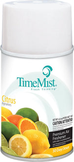 TimeMist Aerosol Metered Dispenser Refills, Citrus Scent, 6.6 oz. (TMS332508TMCACT)
