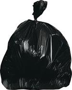 High-Density Coreless Roll Waste Can Liners, 33 Gal, 16 Mic, 40 x 22, Black