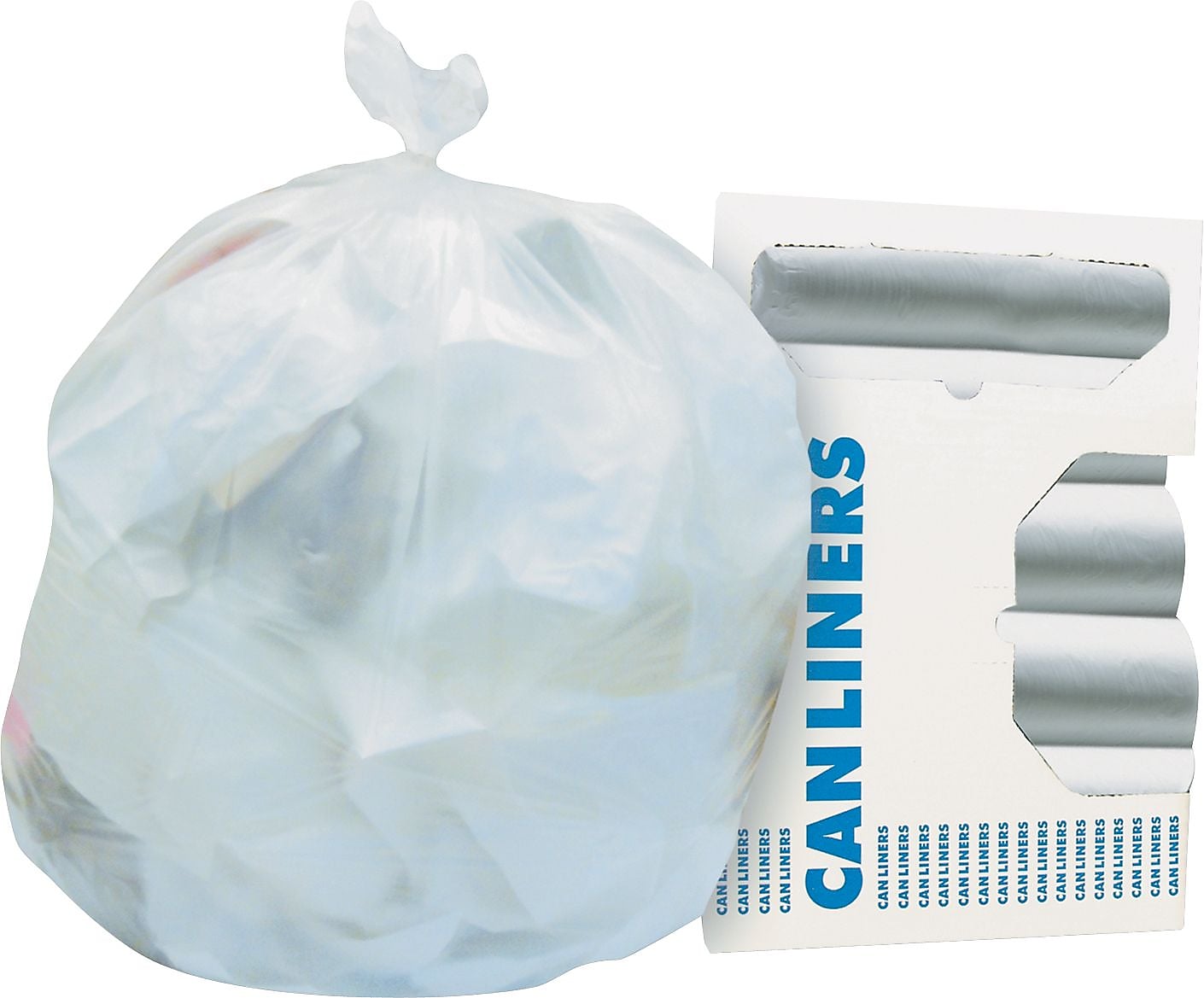 Heritage 33 Gallon Industrial Trash Bag, 40" x 33", High Density, 16 mic, Natural, 25 Bags/Box, 10 Rolls (HERZ6640VNR01)