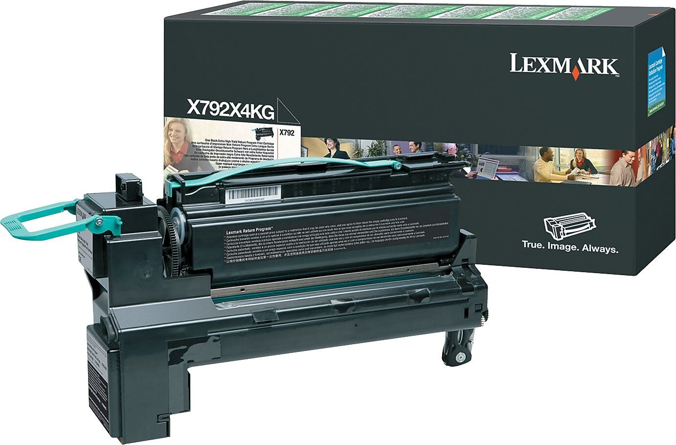 Lexmark X792X4KG Black Extra High Yield Toner Cartridge, Prints Up to 20,000 Pages (LEXX792X4KG)