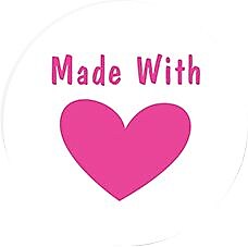 1-Color Advertising Label, Circle, 1-1/2", Qty 500
