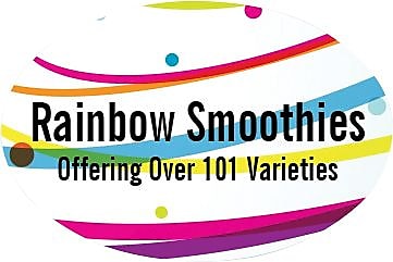 Full Color Advertising Label, Oval, 2" x 3", white gloss, Qty 250
