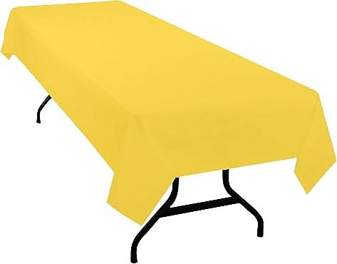 Tablemate® Heavy Duty Tablecover, Harvest Yellow, 108"W x 54"D