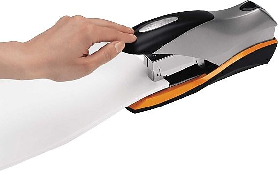 Swingline Optima 70 Reduced-Effort Desk Stapler, 70-Sheet Capacity, Silver (87875)