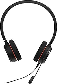 Jabra Evolve 20 UC Noise Canceling Stereo On Ear Computer Headset, USB-A, UC Certified (4999-829-209)