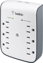 Belkin SurgePlus 6 Outlet Home/Office, 900 Joules, White (BLKBSV602TT)