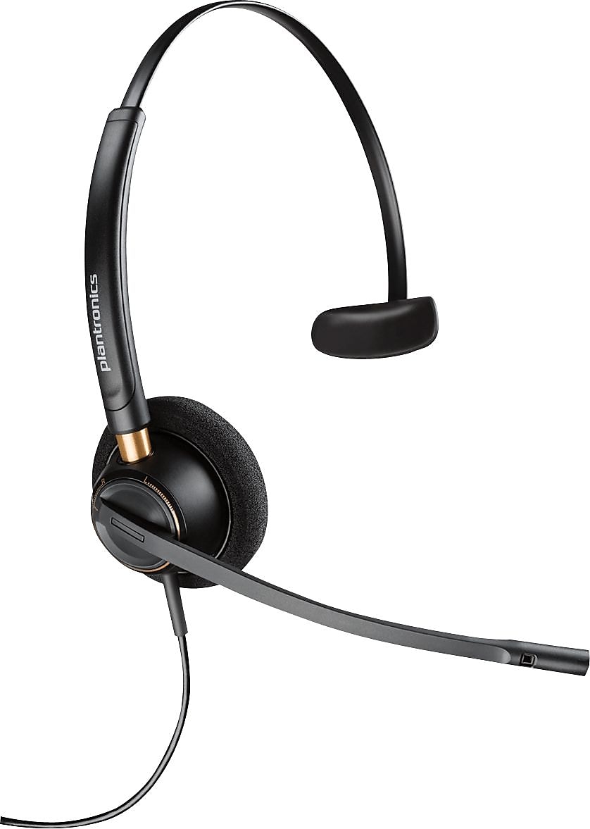 Plantronics Supraplus HW251N HEADSET Microphone, Over-the-Head, Black (8K7G5AA#AC3)