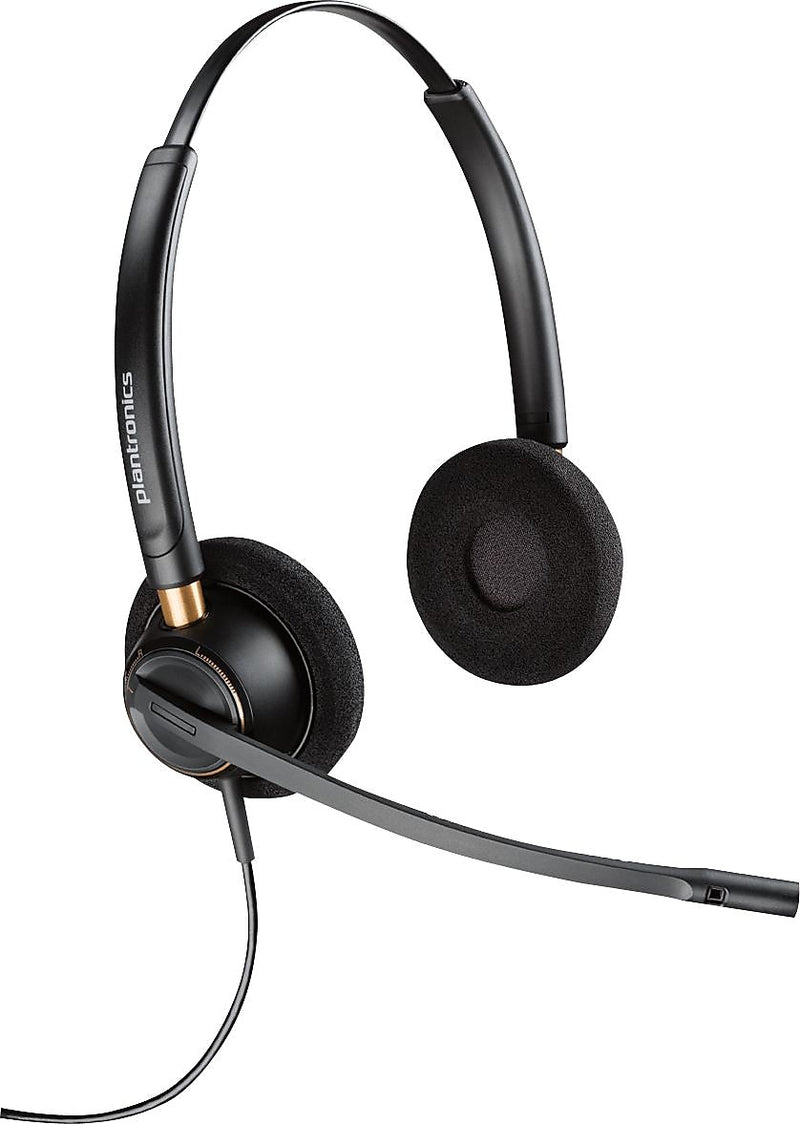 Poly EncorePro 520 Noise Canceling Mono Headset, Quick Disconnect (89434-01)