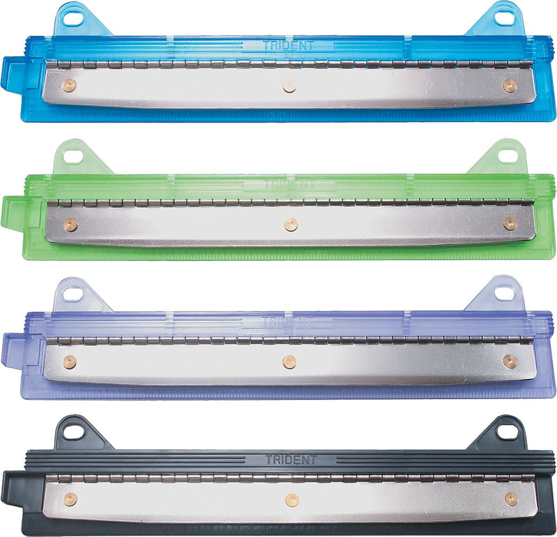 6-Sheet Binder Three-Hole Punch, 1/4" Holes, Assorted Colors