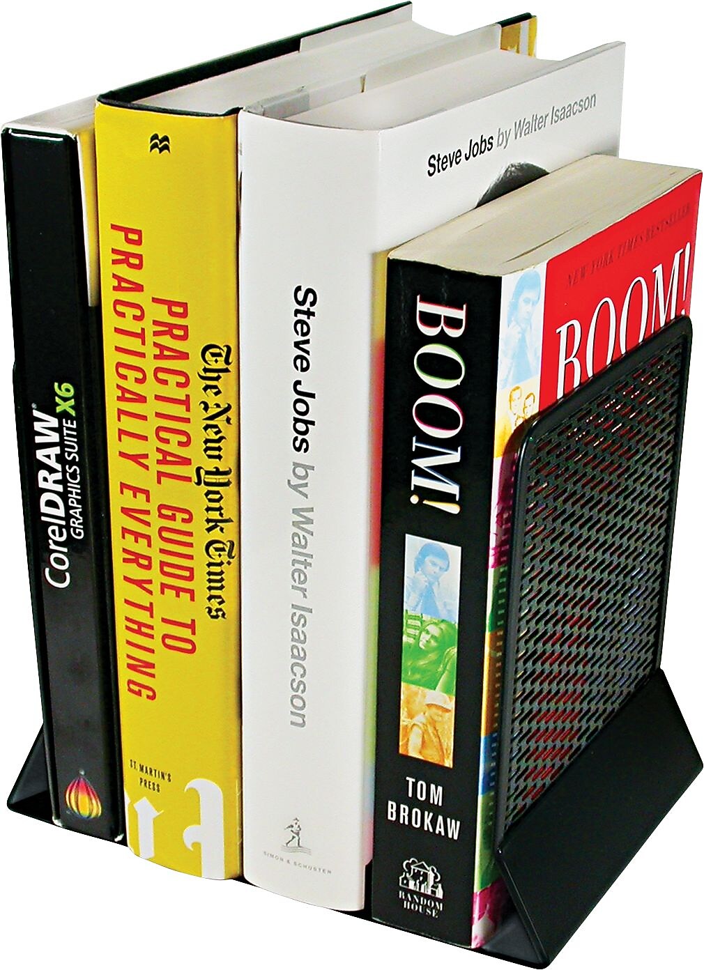 Artistic Urban Collection Metal Book Ends, 6.5"H, Black (AOPART20008)