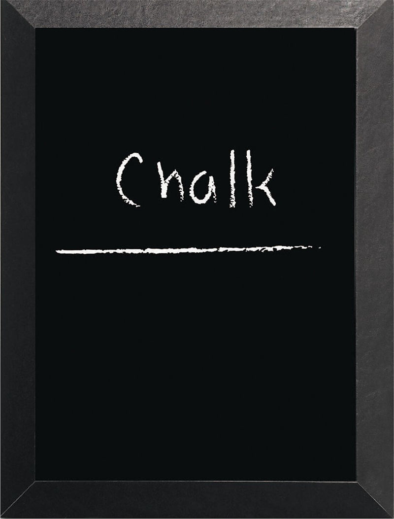 MasterVision Kamashi Chalk Board, 48" x 36", Black Frame