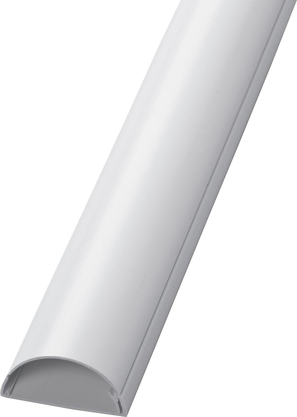 D-Line Decorative Desk Cord Cover, Cord Concealer, 60", White (R5FT5025W)