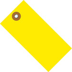Tyvek Shipping Tag, 4 3/4" x 2 3/8", Yellow, 100/Case
