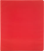 Simply 1 1/2" 3-Ring Non-View Binders, Red, 12/Pack (26583CT)