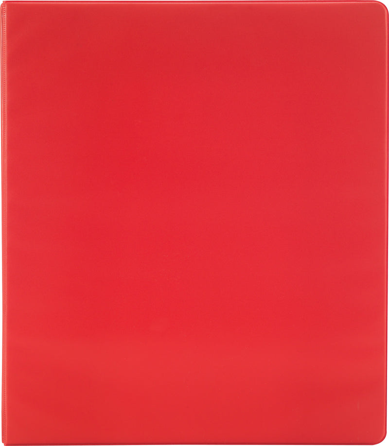 Simply 1 1/2" 3-Ring Non-View Binders, Red, 12/Pack (26583CT)