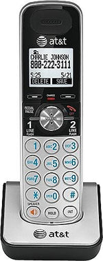 AT&T TL88002 Accessory Handset for TL88102 Phone, Silver/Black