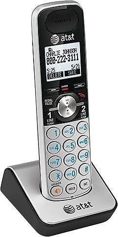 AT&T TL88002 Accessory Handset for TL88102 Phone, Silver/Black