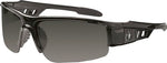 Ergodyne Skullerz® Dagr Safety Glasses, Black/Smoke, Anti-Scratch