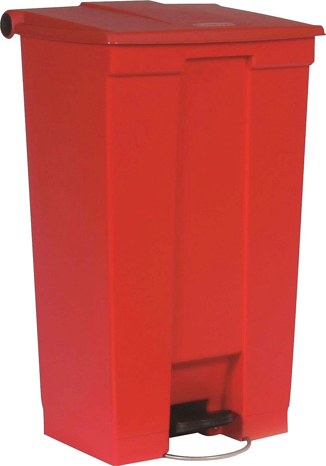 Rubbermaid Polyethylene Step Trash Can, Red, 23 gal. (FG614600RED)