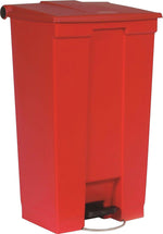 Rubbermaid Polyethylene Step Trash Can, Red, 23 gal. (FG614600RED)