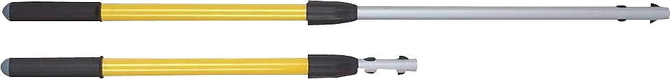 Rubbermaid Hygen Quick-Connect Extension Handle, Yellow, 20" - 40" (FGQ74500YL00)
