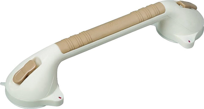 Briggs Healthcare™ Suction Cup Grab Bar With BactiX, Sand, 16"L