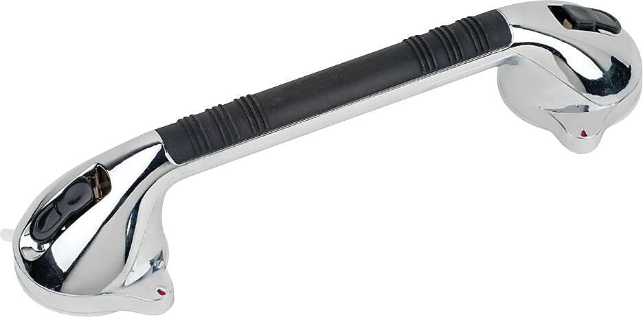 Briggs Healthcare™ Suction Cup Grab Bar With Bactix, Chrome, 16"L