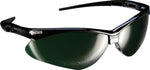Nemesis V30 Safety Glasses, Wraparound, Green Lens (25692)