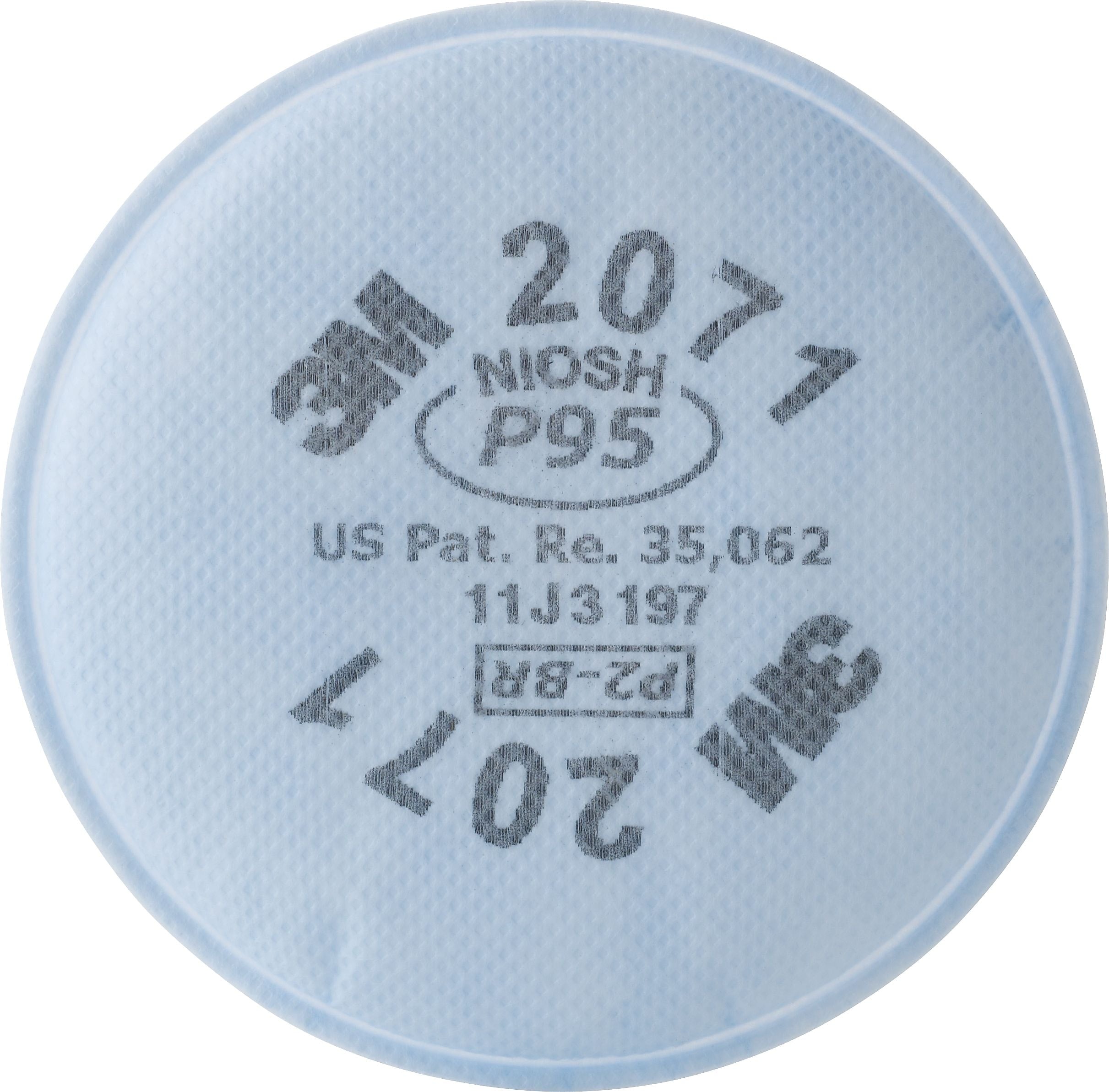 3M™ 2000 Particulate Filter, P95, Non-Oil Particulates, 2/PK (142-2071)