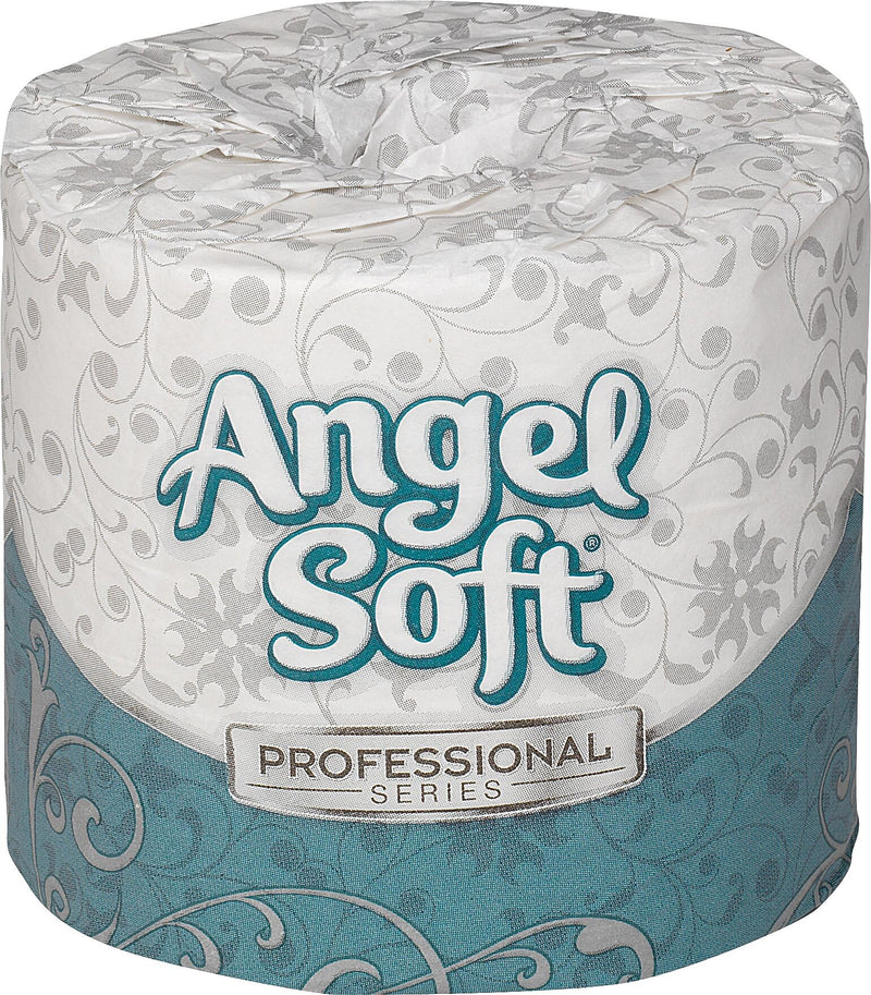 Angel Soft Professional Series Recycled Toilet Paper, 2-ply, White, 450 Sheets/Roll, 80 Rolls/Case (16880)