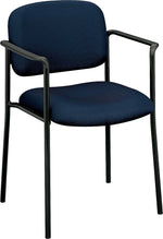 HON Scatter Fabric Stacking Guest Chair, Fixed Arms, Navy (BSXVL616VA90)