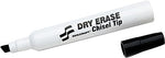 AbilityOne Dry Erase Marker, Chisel Tip, Non-Toxic, Low Odor, Quick Drying, Medium Point, Black Ink, 12/Dozen