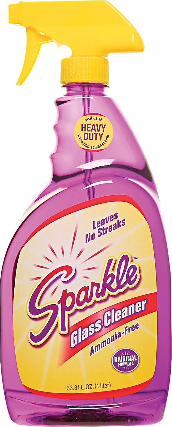 Glass Cleaner, 33.8oz Spray Bottle, 12/Ct