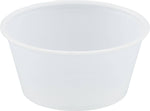 Solo P325 Plastic Souffle Portion Cup, Translucent, 3.25 oz., 2500/Pack